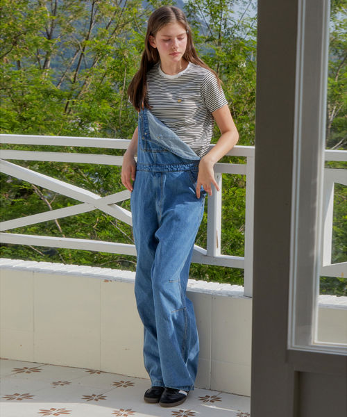 ANC WIDE DENIM OVERALL