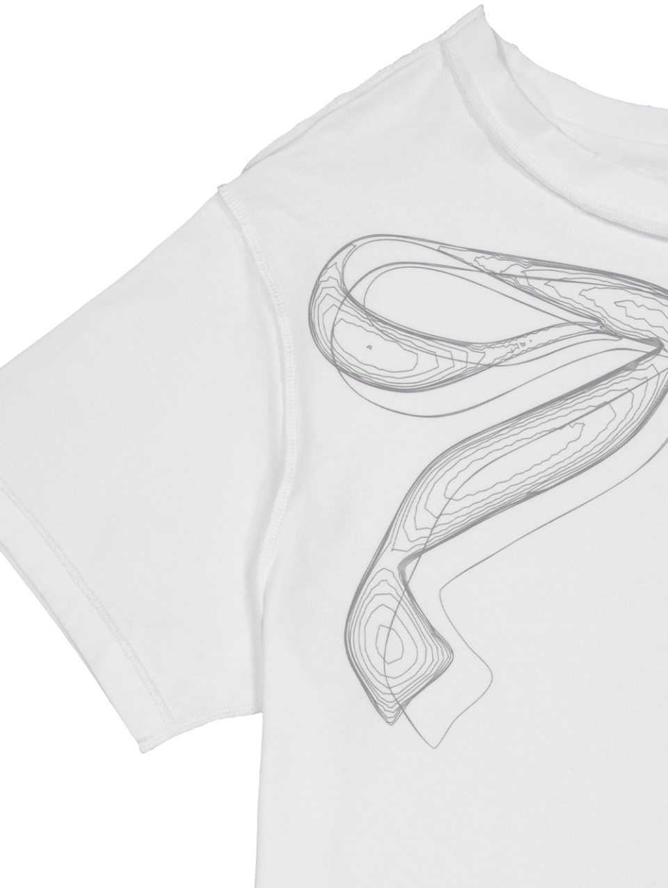 MUSINSA | TUOMIO DAMAGED T-SHIRTS [WHITE]