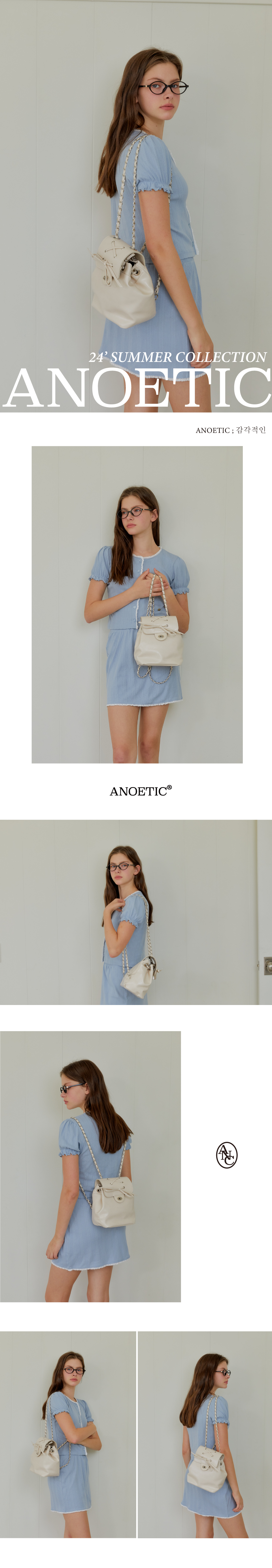 아노에틱(ANOETIC) ANC RIBBON CLASSIC BACKPACK_BLACK - 사이즈 & 후기 | 무신사