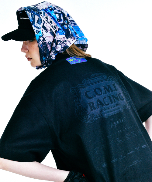 [UNISEX] C.O.M.E Mechanic Short Sleeve Work Jacket (Black)