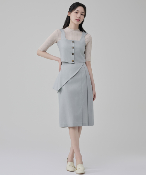 Комплект жилет и брюки Coord Set - Blue Mint