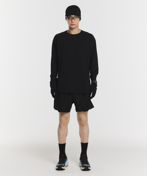 TempFree™ Running Hybrid Long Sleeve [BLACK]