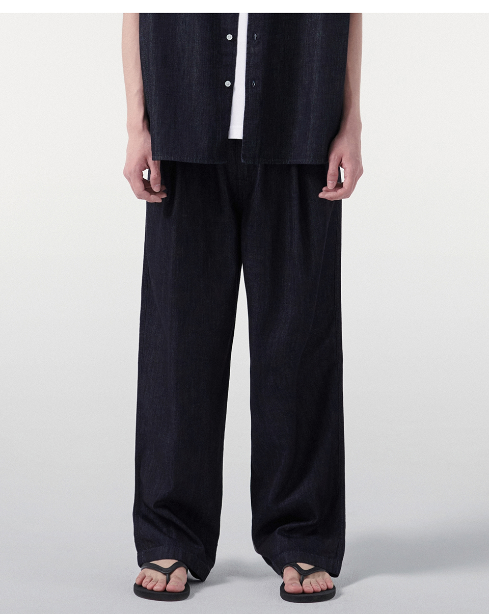 ★MUSINSA STANDARD★ One Tuck Loose Tapered Denim Pants Low MUSINSA | MUSINSA STANDARD Lightweight One Tuck Wide Banding