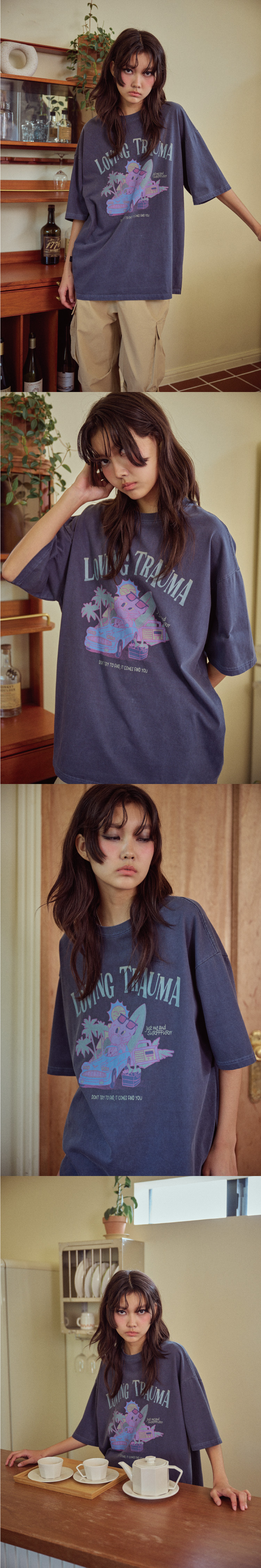 MUSINSA | CPGN STUDIO DRIVE CAT pigment short sleeve t-shirt