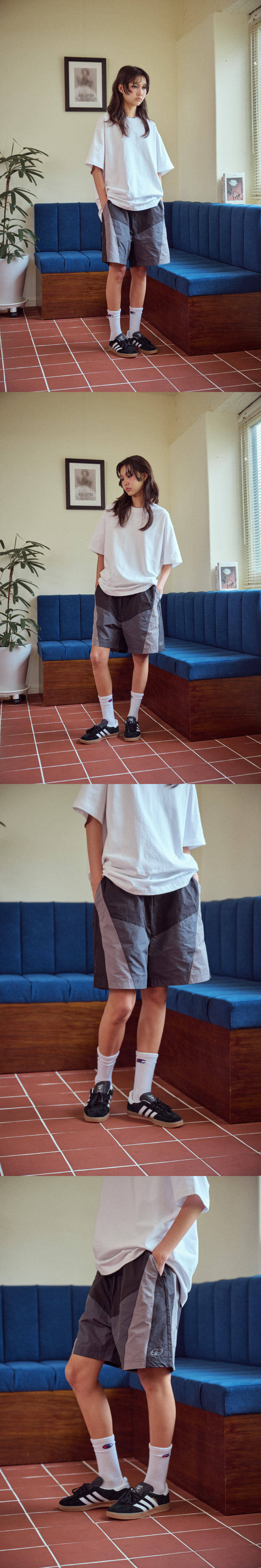 MIXED NYLON PANTS