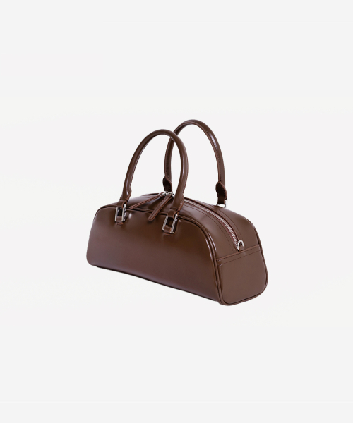 Halfmoon tote bowling сумка dark brown