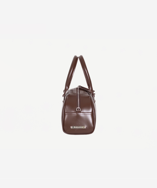 Halfmoon tote bowling сумка dark brown