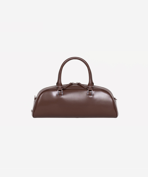 Halfmoon tote bowling сумка dark brown