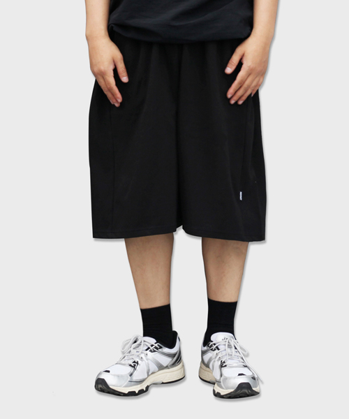 side panel bermuda sweat шорты (black)