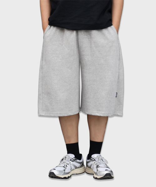 side panel bermuda sweat шорты (grey)