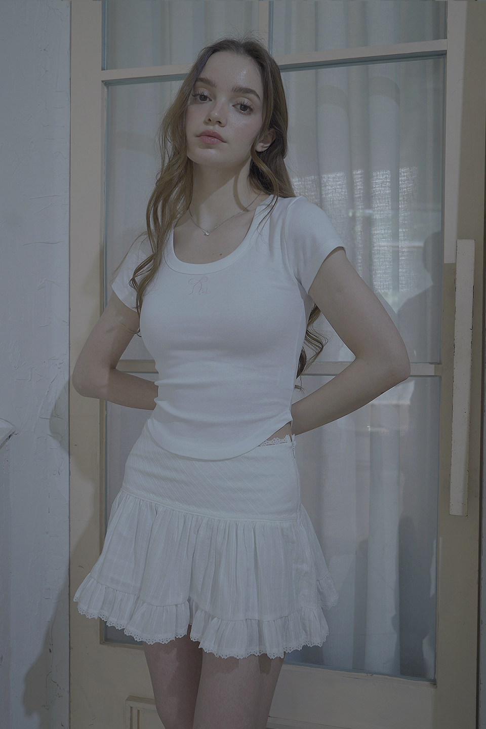MUSINSA | BELLIALEU FREEZIA SKIRT SKIRT-WHITE