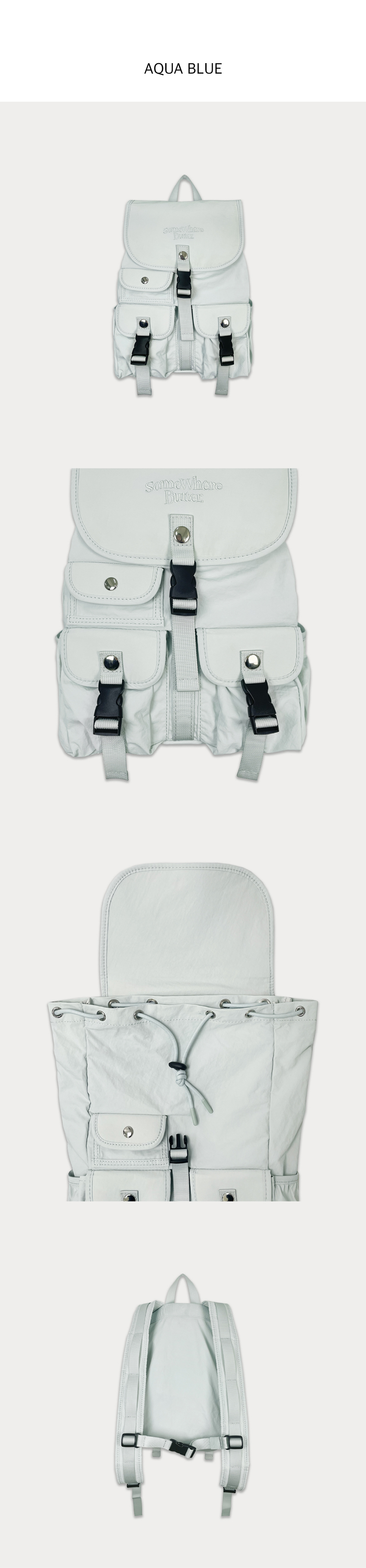 MUSINSA | SOMEWHEREBUTTER PP mini backpack - 5color