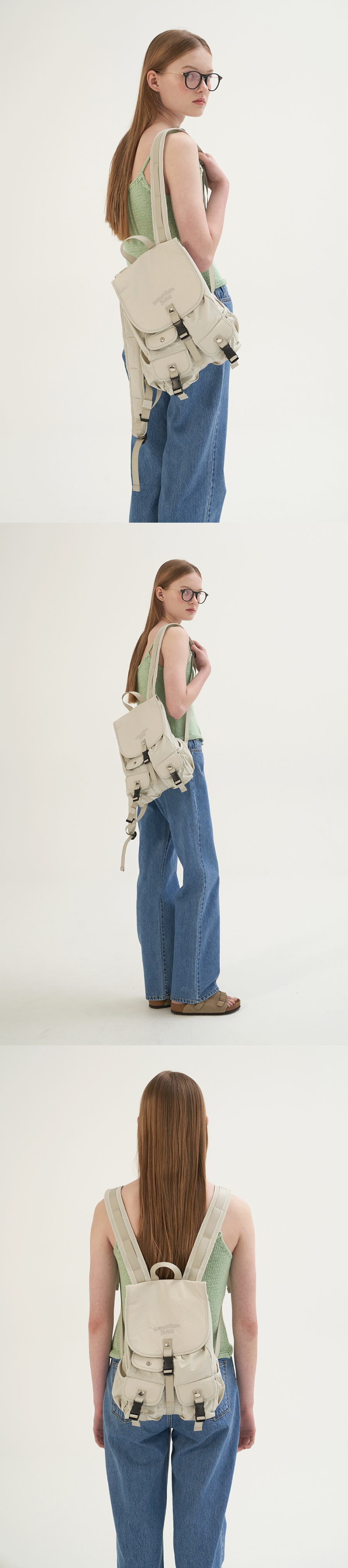 MUSINSA | SOMEWHEREBUTTER PP mini backpack - 5color
