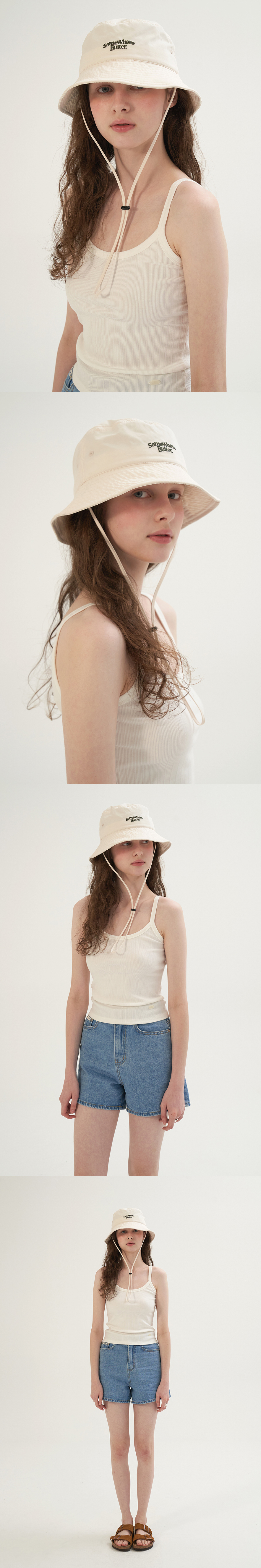 ☆送料・関税込☆SOMEWHERE BUTTER★Wave logo safari hat★ MUSINSA | SOMEWHEREBUTTER Wave logo safari hat - 4color