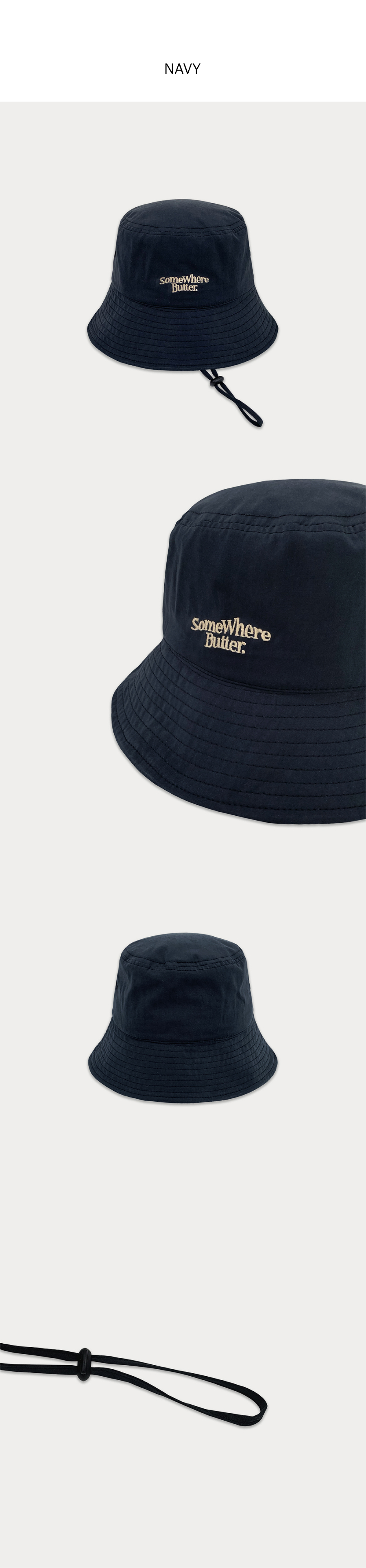 韓国ブランド [SOMEWHEREBUTTER] WAVE LOGO SAFARI HAT MUSINSA | SOMEWHEREBUTTER Wave logo safari hat - 4color