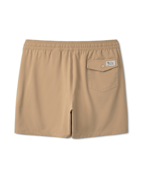 TRAVELER-плавки 100D STRCH POLY PW - бежевый/хаки