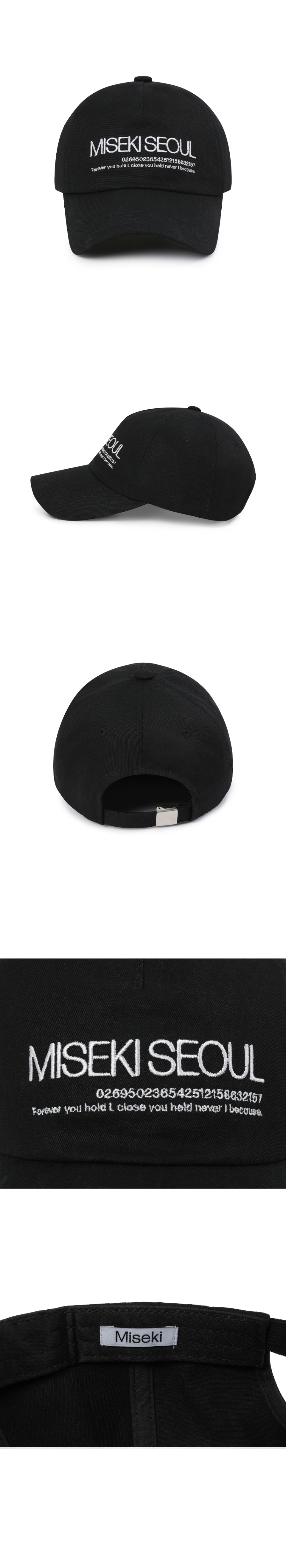 ★ MISEKI SEOUL★ Misekiseoul logo ball cap BLACK MSK240400 MUSINSA | MISEKI SEOUL Misekiseoul logo ball cap BLACK