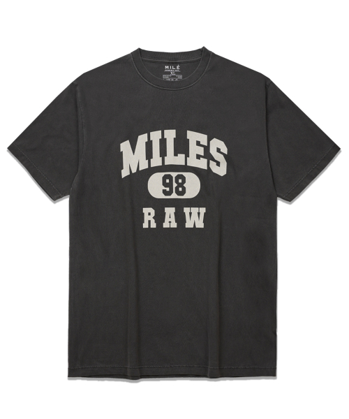 MILES 98 RAW CREW [PIGMENT D.серый]