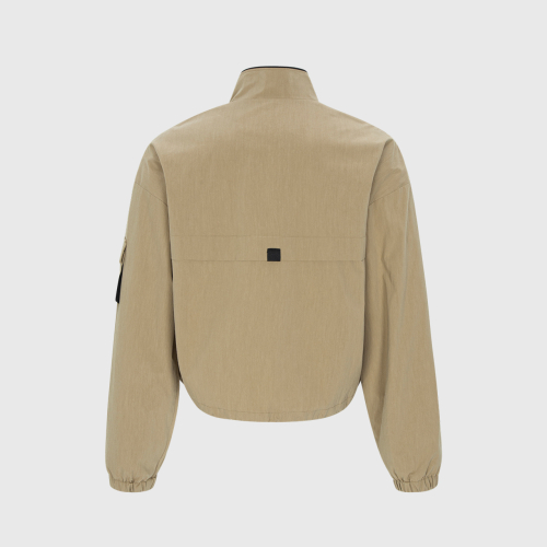 Анорак колор-блок на молнии (Beige)_L4A1-JP05C