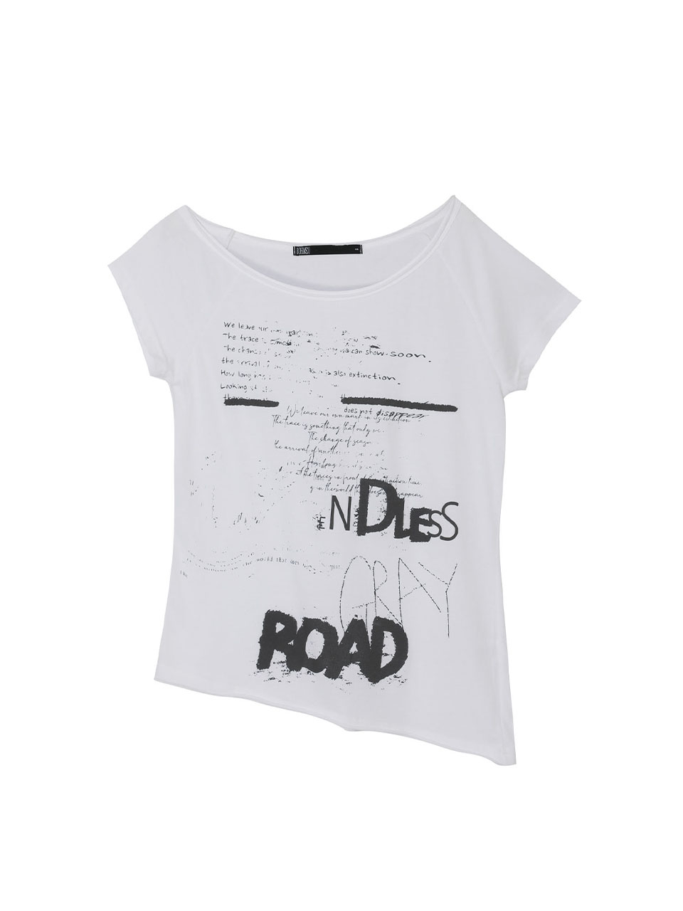 ● BOHEMIAN SEOUL ● BOHEMSEO  FUNKY SCOOP NECK TEE CONCH BOHEMIAN SEOUL] FUNKY SCOOP NECK TEE CONCH, WHITE 正規品