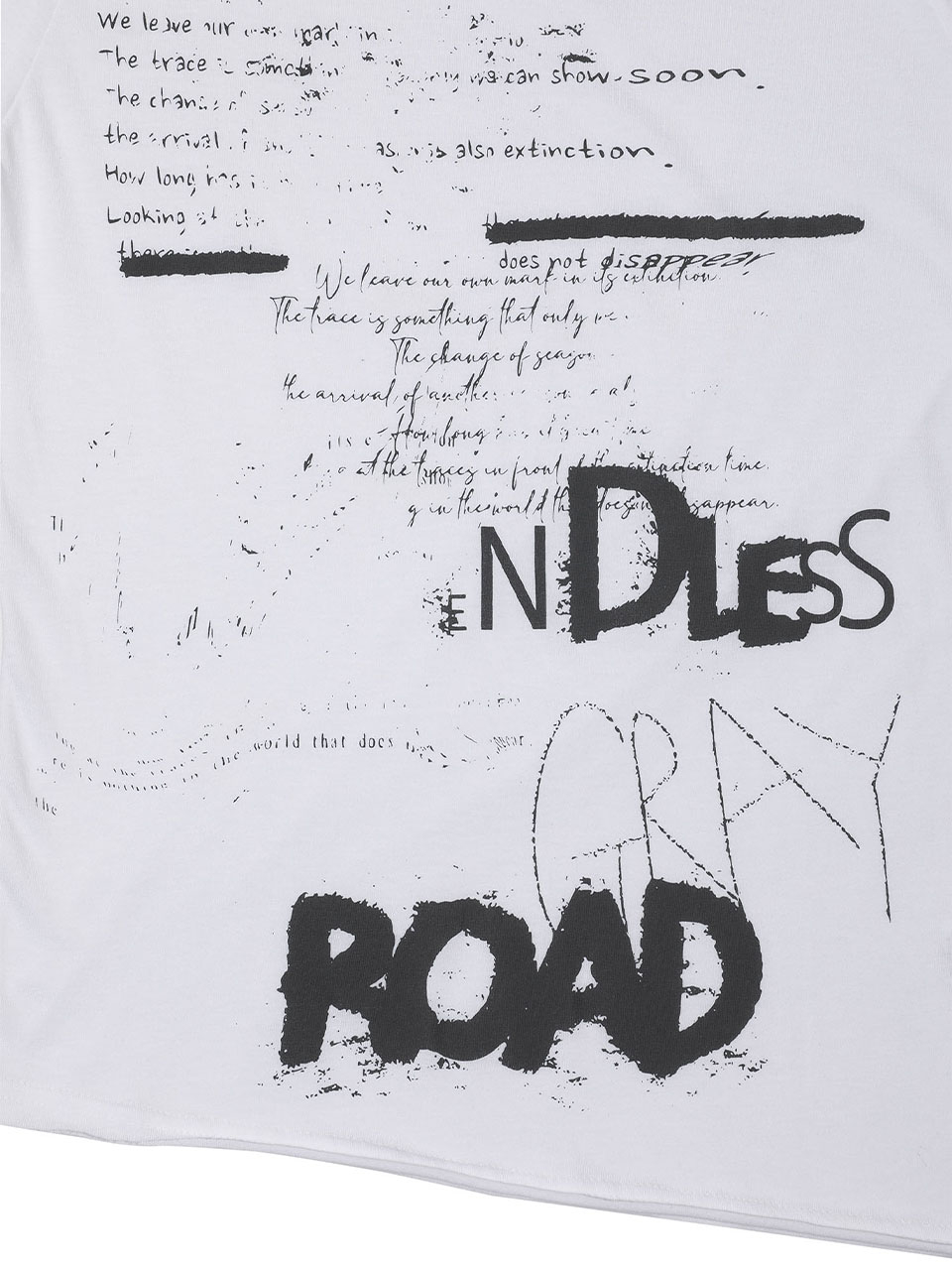 ★送料・関税込★BOHEMSEO★FUNKY SCOOP NECK TEE SCRIBBLE BOHEMIAN SEOUL】BOHEMSEO FUNKY SCOOP NECK TEE SCRIBBLE