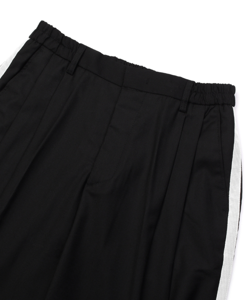 [UNISEX] Satin-Trimmed Motorsport Trousers (чёрный)
