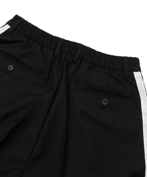 [UNISEX] Satin-Trimmed Motorsport Trousers (чёрный)