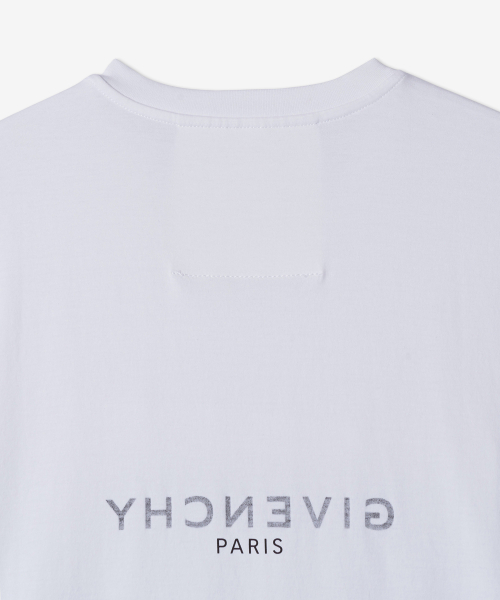 Футболка оверсайз с обратным логотипом - White / BM71533Y6B100