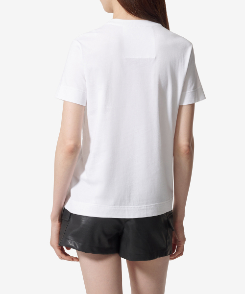 Футболка slim fit с деталью 4G - White:Gold / BW70AS3YNM119