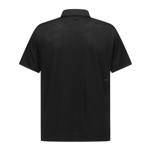 MEN JACQUARD COLLAR шорты T-SHIRT_BK