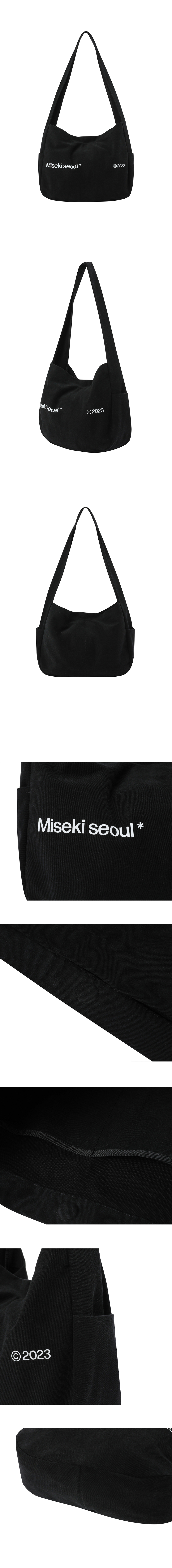 【MISEKI SEOUL】★送料・関税込★コットンビッグクロスバッグ MISEKI SEOUL☆Cotton big crossbag (MISEKI SEOUL/バッグ