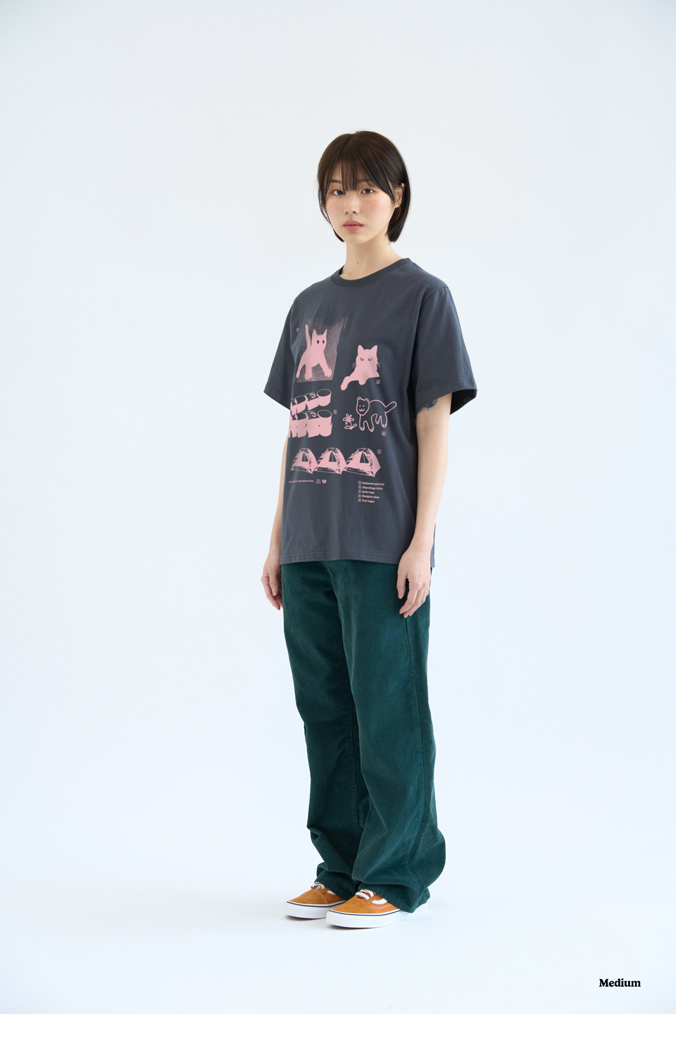 ◆VIDEO JOCKEY IBEUMYEON BARO HIPSTAR LS TSHIRT/8色◆ ☆IVE レイ 着用！！【VIDEO JOCKEY】IBEUMYEON BARO HIPSTER T