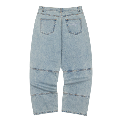F*CK OFF WITH THAT SHIT DENIM брюки LIGHT BLUE