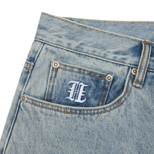 F*CK OFF WITH THAT SHIT DENIM брюки LIGHT BLUE