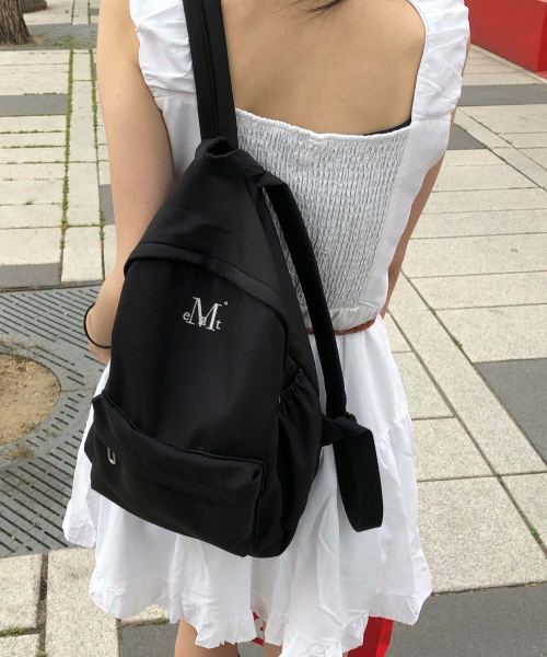 【MUCENT】 MIKEY L LOGO BACK PACK / 追跡付 シグネチャーロゴバックパック - MUCENT | 60% - アジア