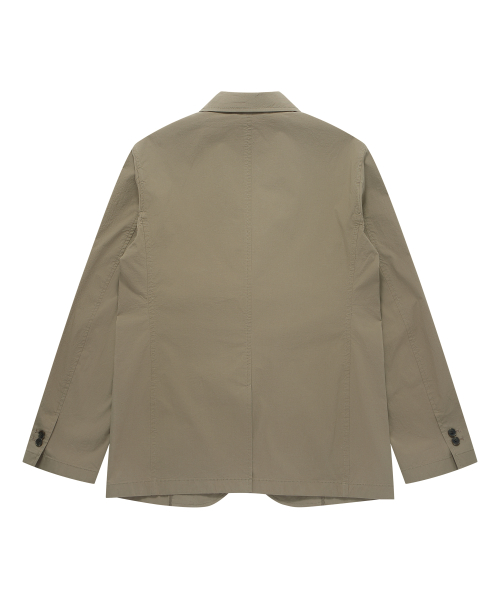 Хлопковый пиджак с накладным карманом Light Brown