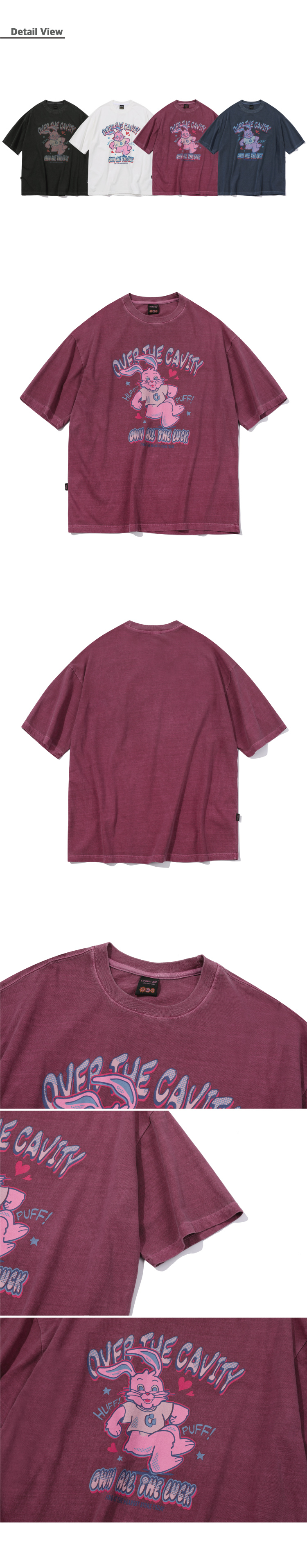 【CPGN STUDIO】24SS★ HUFF Hoppi Short Sleeve Tee MUSINSA | CPGN STUDIO HUFF Hoppi Short Sleeve T-shirt Cream