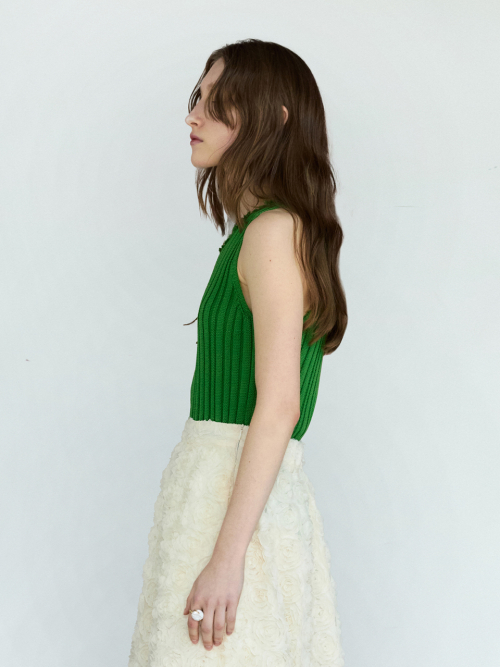 Ember без рукавов топ (Olive Green)