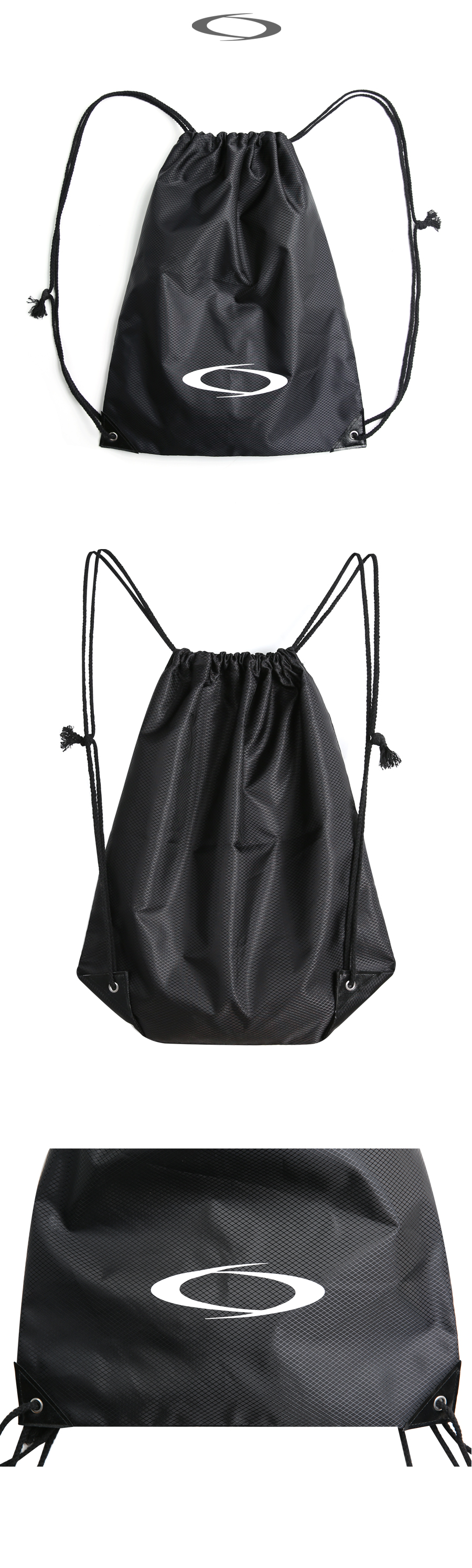 DRAWSTRING BAG BLACK