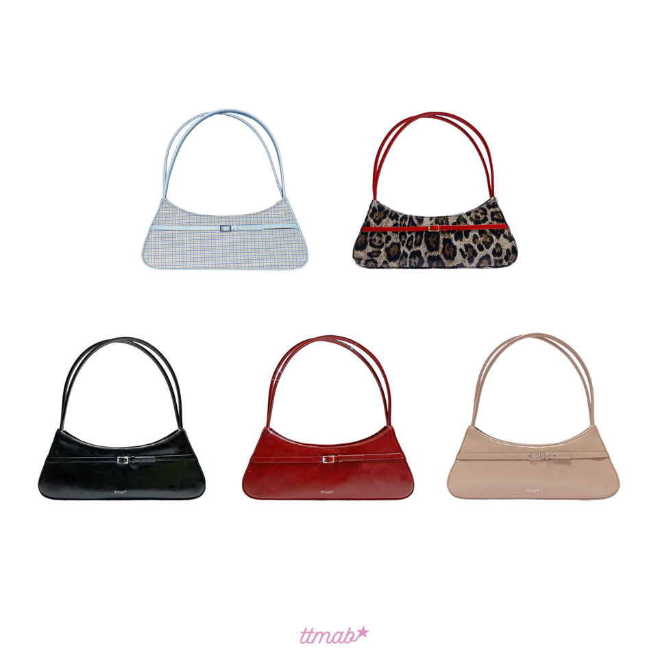 [TTMAB] Mini Buckle Small Baguette ☆送料込☆ MUSINSA | TTMAB Mini Buckle Small Baguette Bag - Pretty Leopard
