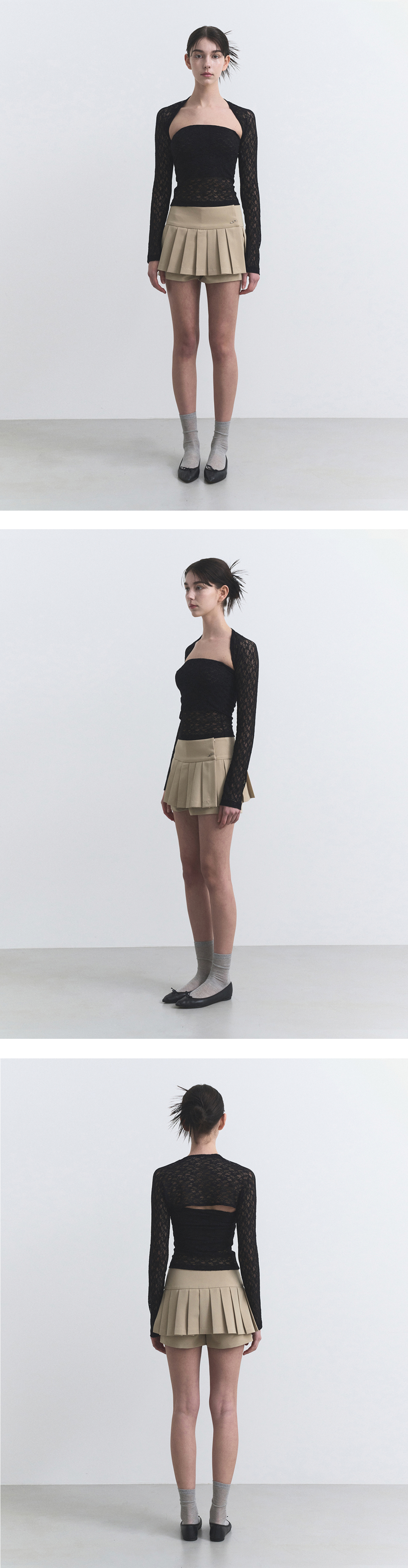 ミニスカート Porta PLEATS MINI SKIRT SHORTS BEIGE MUSINSA | PORTA PLEATS MINI SKIRT SHORTS, BEIGE