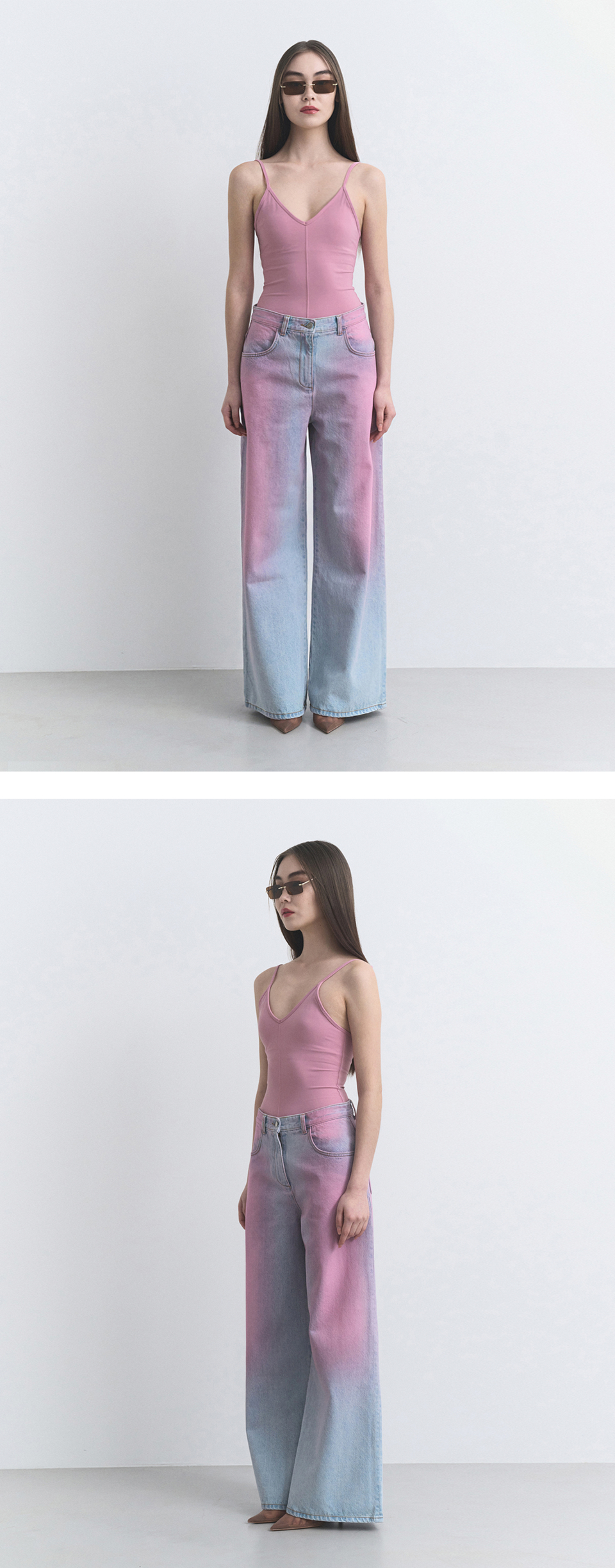 【蓮】 PORTA SHADOW DYEING DENIM PANTS MUSINSA | PORTA SHADOW DYEING DENIM PANTS, PINK DENIM