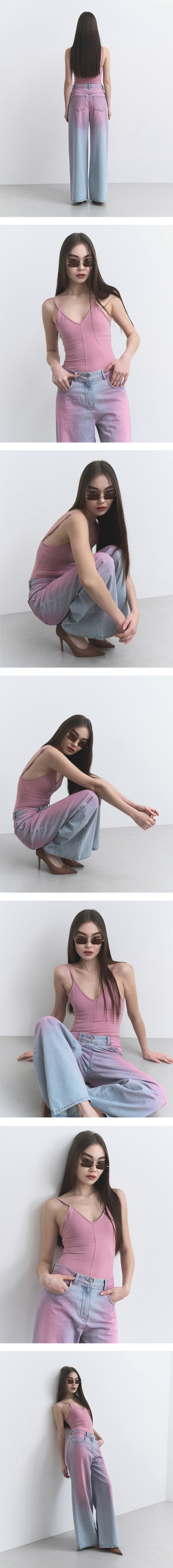 【蓮】 PORTA SHADOW DYEING DENIM PANTS MUSINSA | PORTA SHADOW DYEING DENIM PANTS, PINK DENIM