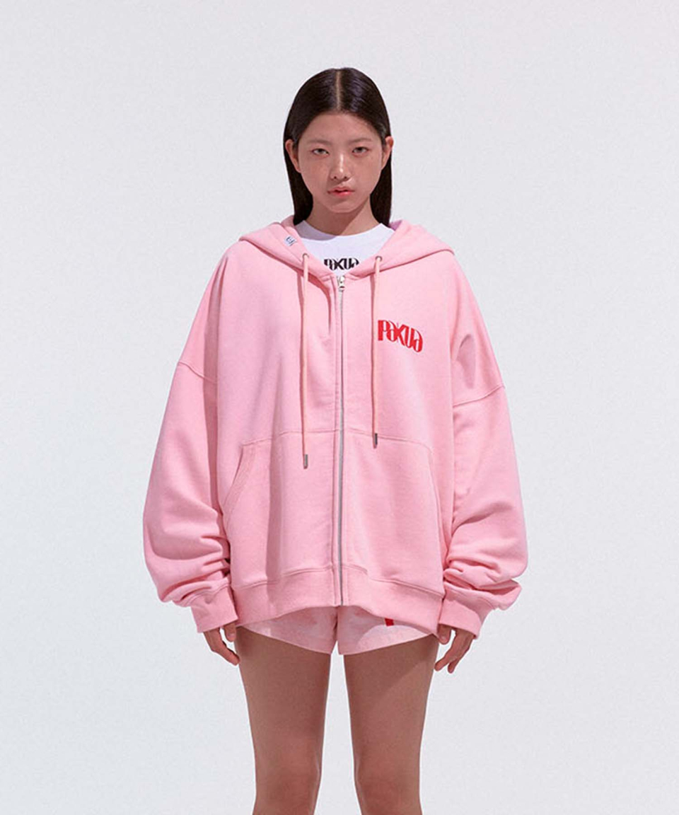 PAKUA / Magical Round Hoodie 新品未使用 파쿠아(PAKUA) [2차리오더]MAGICAL ROUND HOODIE ZIP-UP_PINK - 사이즈