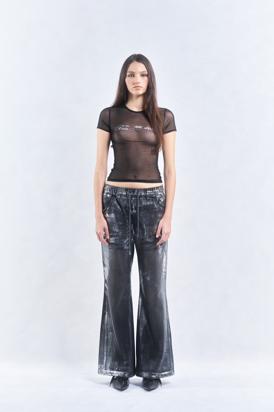 2000ARCHIVES★韓国★人気★AMARLILYS SEE-THROUGH T-SHIRT MUSINSA公式 | 2000ARCHIVES AMARLILYS SEE-THROUGH T-SHIRT (BLACK)