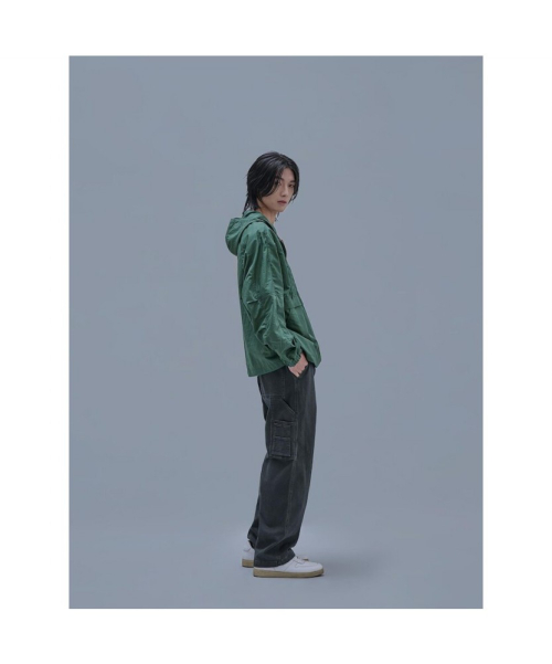 Overfit хлопок Hood Anorak Green