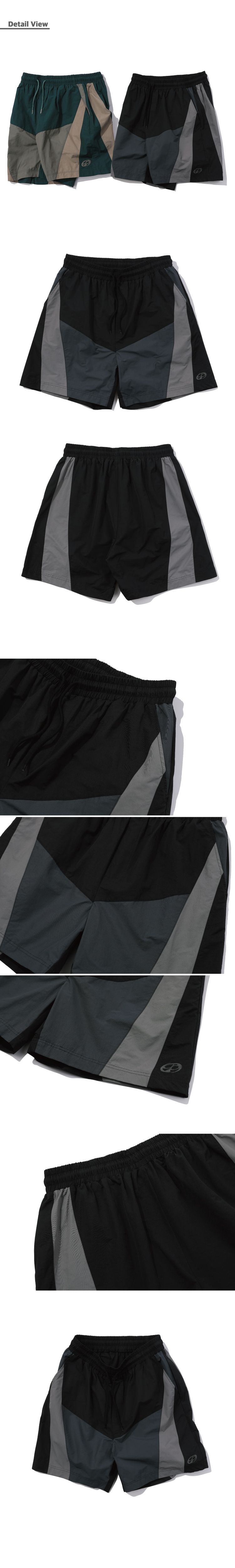 MIXED NYLON PANTS