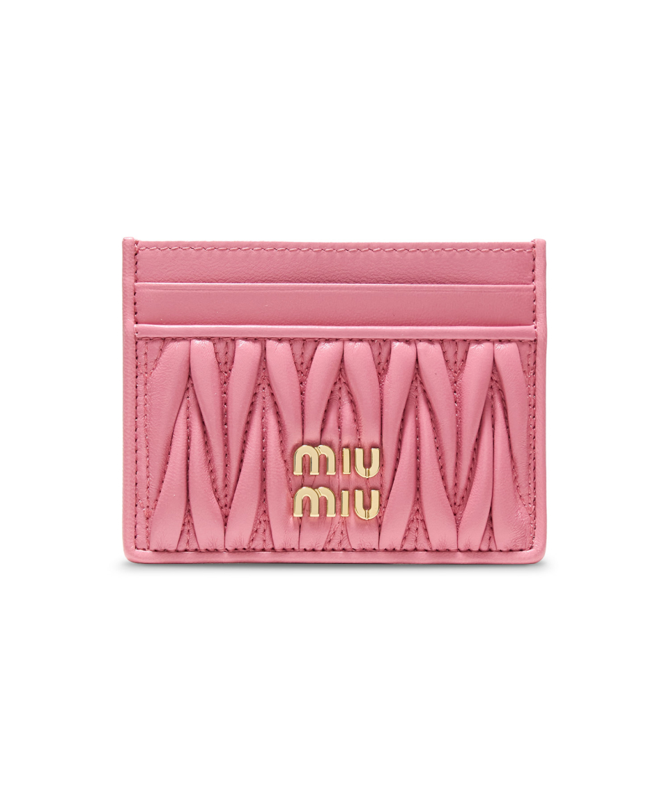MUSINSA RAFFLE | Miu Miu Matelasse Nappa Leather Card Holder in