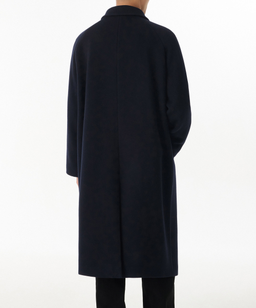Пальто балмакаан oversize кашемир [Navy]
