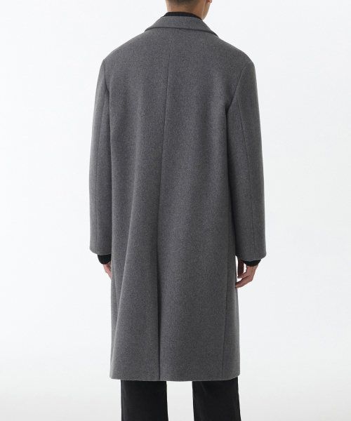 Базовое однобортное пальто (Medium Grey)
